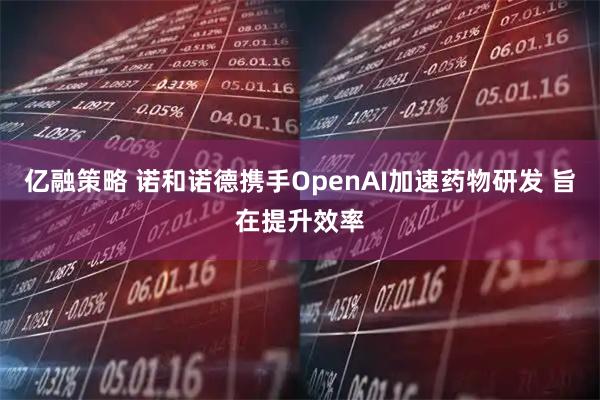 亿融策略 诺和诺德携手OpenAI加速药物研发 旨在提升效率